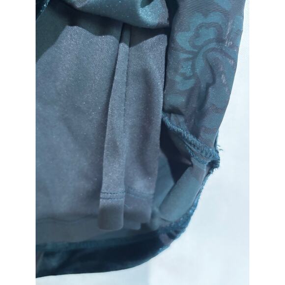 Coldwater Velvet Burnout Dark Green Shift Dress Cocktail Whimsigoth witchy Sz S - Picture 8 of 9